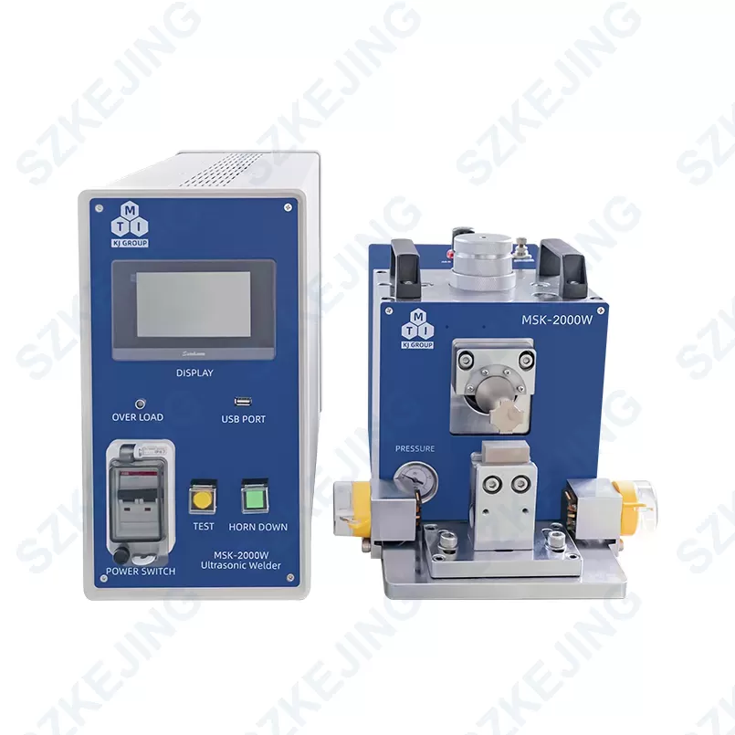 Desk-Top 2000W Ultrasonic Metal Welder (Tabbing) with Touch-Screen Digital Controller-MSK-2000W